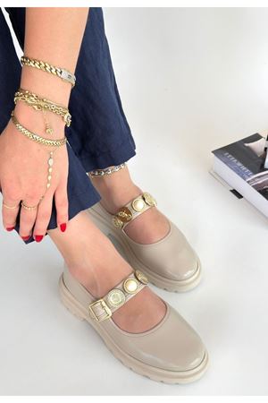 Okira Bej Rugan Oxford Ayakkabı