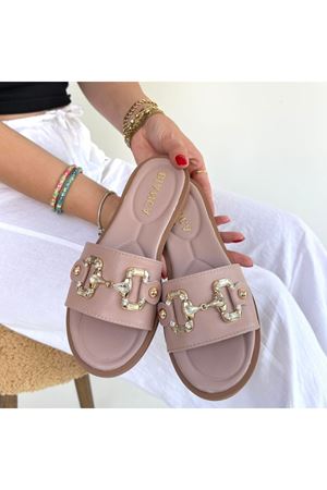 Toha Pudra Cilt Tokalı Terlik