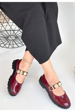 Okira Bordo Rugan Oxford Ayakkabı