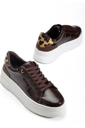 Jetan Kahverengi Rugan Bağcıklı Spor Ayakkabı