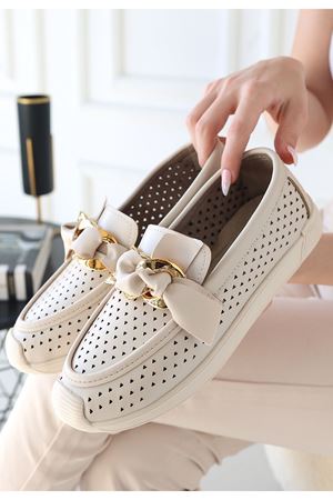 Riwan Bej Cilt Babet Ayakkabı