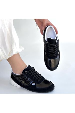 Jawen Siyah Nubuk Spor Ayakkabı