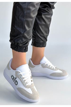 Lendo Beyaz Cilt Bağcıklı Spor Ayakkabı