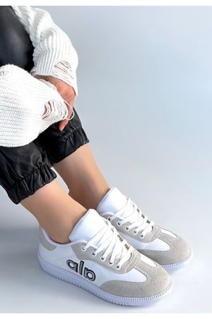 Lendo Beyaz Cilt Bağcıklı Spor Ayakkabı
