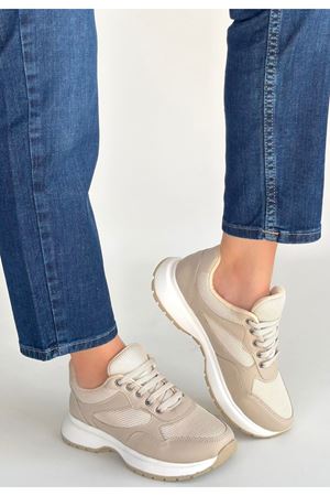 Slar Vizon Cilt Bağcıklı Spor Ayakkabı