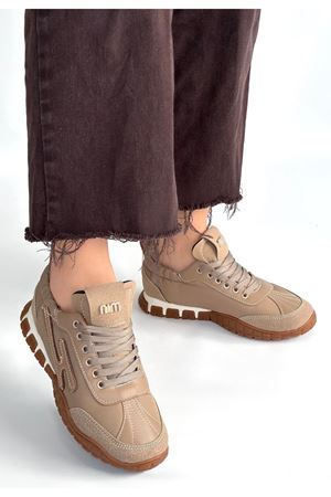 Huer Vizon Nubuk Bağcıklı Spor Ayakkabı