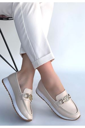 Otra Bej Cilt Babet Ayakkabı