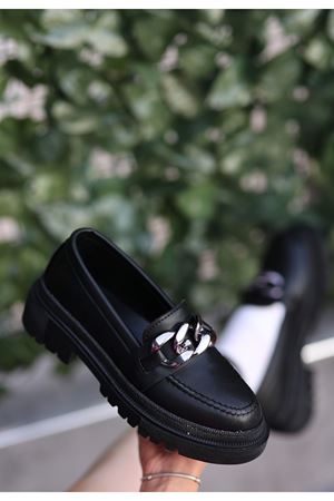 Biga Siyah Cilt  Ayakkabı