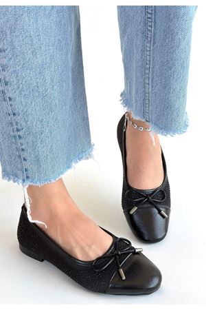 Etya Siyah Cilt Babet Ayakkabı