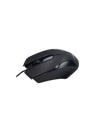Siyah Mat Desenli USB Kablolu 3D Optik Mouse