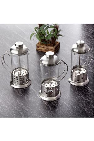 Çelik Kulplu Cam French Press - 350 ml