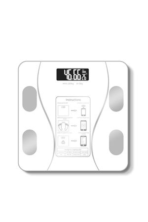 Beyaz Renk Bluetooth Özellikli Akıllı Tartı