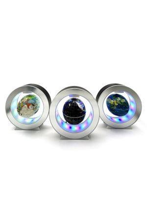 Manyetik Küçük Boy Yuvarlak Ledli Dünya Küre