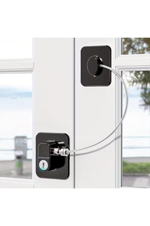 Siyah Plaka Halatlı Emniyet Kilidi