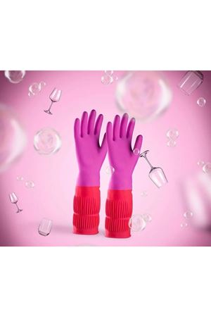 Uzun Konç Bulaşık Eldiveni M Beden