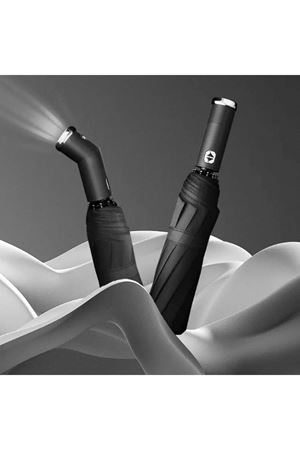 Siyah El Fenerli Şemsiye