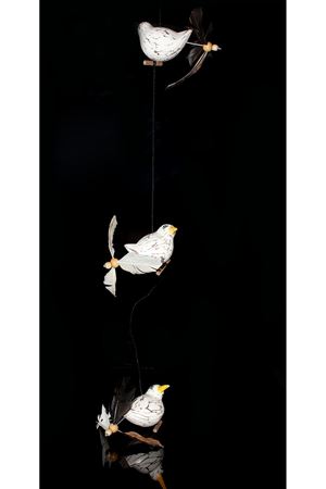 Ahşap Hayvan Figürlü Rüzgar Çanı Model 1