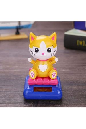 Güneş Enerjili Solar Sallanan Kedi