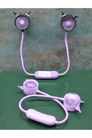 Kuromi Şarjlı Boyun Fanı Vantilatör 2 Kademeli Model 1