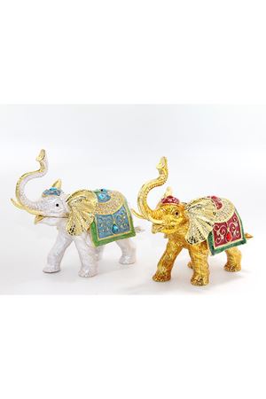 Swarovski Taşlı Tekli Fil Figürü Model 5