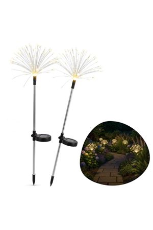 2 Adet Saçak Model Sensörlü Solar Bahçe Lambası