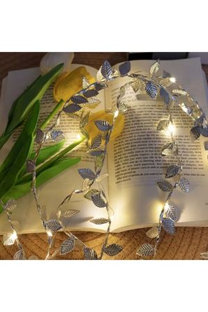 3 Metre Yaldızlı Gümüş LED Işık