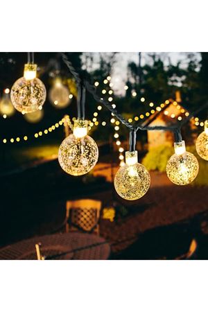 5 Metre Sarı Opak Solar Top LED Işık