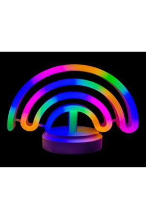 Neon Işıklı Gökkuşağı Masa Gece Lambası