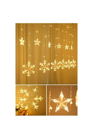 Kar Tanesi Perde LED