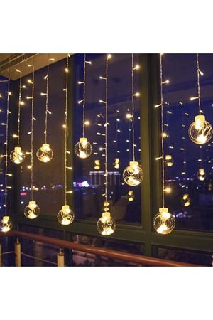 Küre Toplu Perde Led Işık