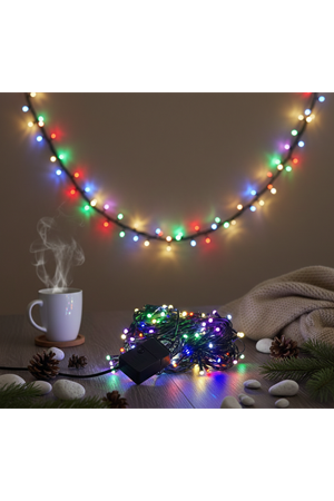 LED Damla Uçlu RGB Dekoratif Işık 10 Metre 100