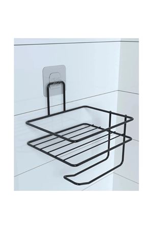 Pratik Yapışkanlı Metal Tuvalet Kağıdı Tutucu