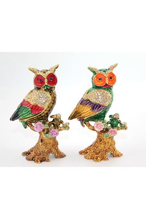 Swarovski Taşlı Tekli Baykuş