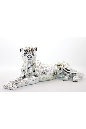 Polyester Oturan Kaplan Figürü