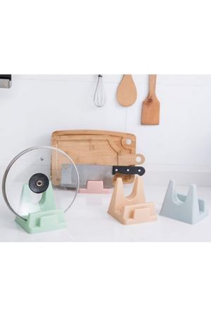 Tencere Kapağı ve Kesme Tahtası Tutucu Mutfak Standı