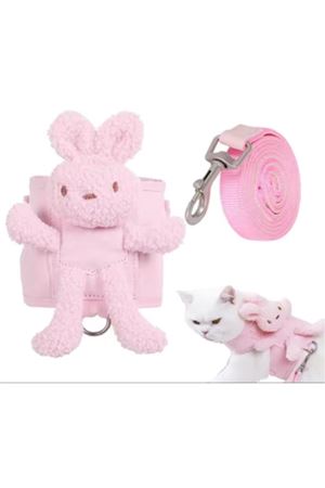 Evcil Hayvan Peluş Ayıcıklı Göğüs Gezdirme Tasması Set