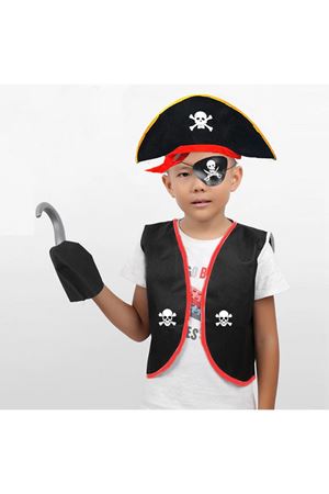 Korsan Kostüm Seti Çocuk Boy 4-6 Yaş