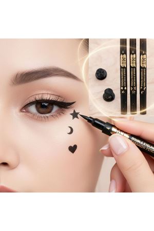 4'lü Desenli Çift Taraflı Eyeliner Seti
