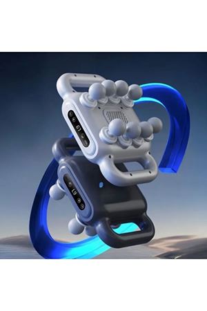 8 Başlıklı Şarjlı Isıtmalı Masaj Aleti