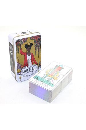 Metal Kutulu Tarot Kartı Modern Witch
