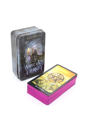 Metal Kutulu Tarot Kartı Witches Tarot