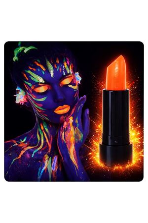 UV Neon Turuncu Ruj – Karanlıkta Parlayan Makyaj Boyası