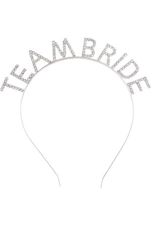 Gümüş Kaplama Kristal Taşlı Team Bride Taç