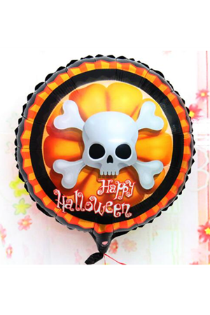 Halloween Kuru Kafa Folyo Balon 18 inç