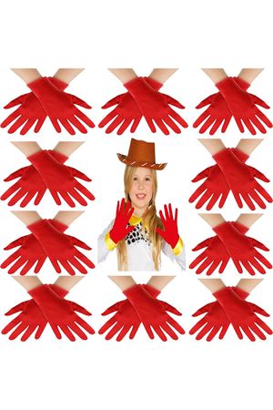 Kırmızı Bando Eldiveni Seti 10 çift (20 adet)