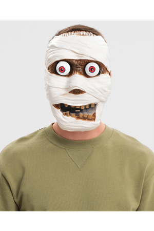 Sallanan Yaylı Oynar Gözlü Mumya Maskesi