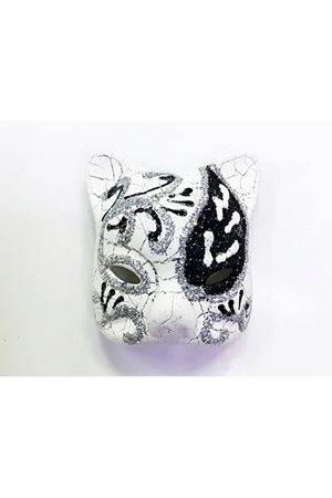 Siyah Renk Venedik Kedi Model Magnet