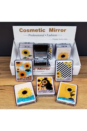 Simli Kapaklı Cep Aynası