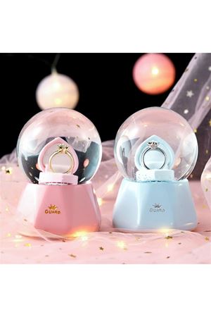 Tek Taş Yüzük Tasarımlı Büyük Boy Kar Küresi