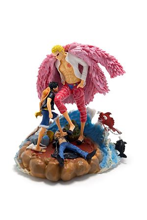 Anime One Piece Luffy Ve Donquixote Figürü